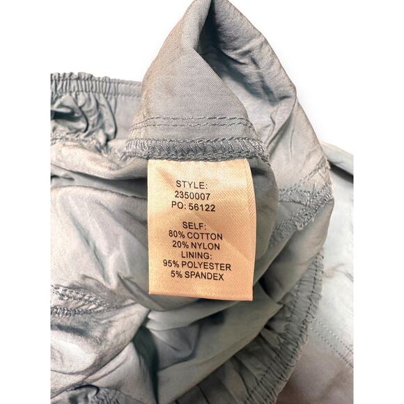 Current Air Los Angeles Midi Paperbag Dusty Blue Elastic Waistband Size Small - Picture 2 of 9